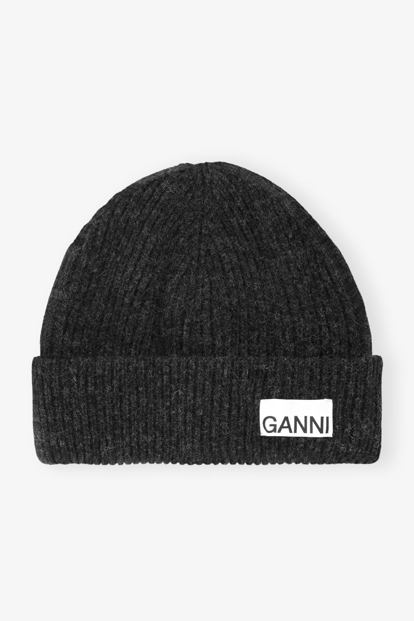 Wool Rib Knit Beanie