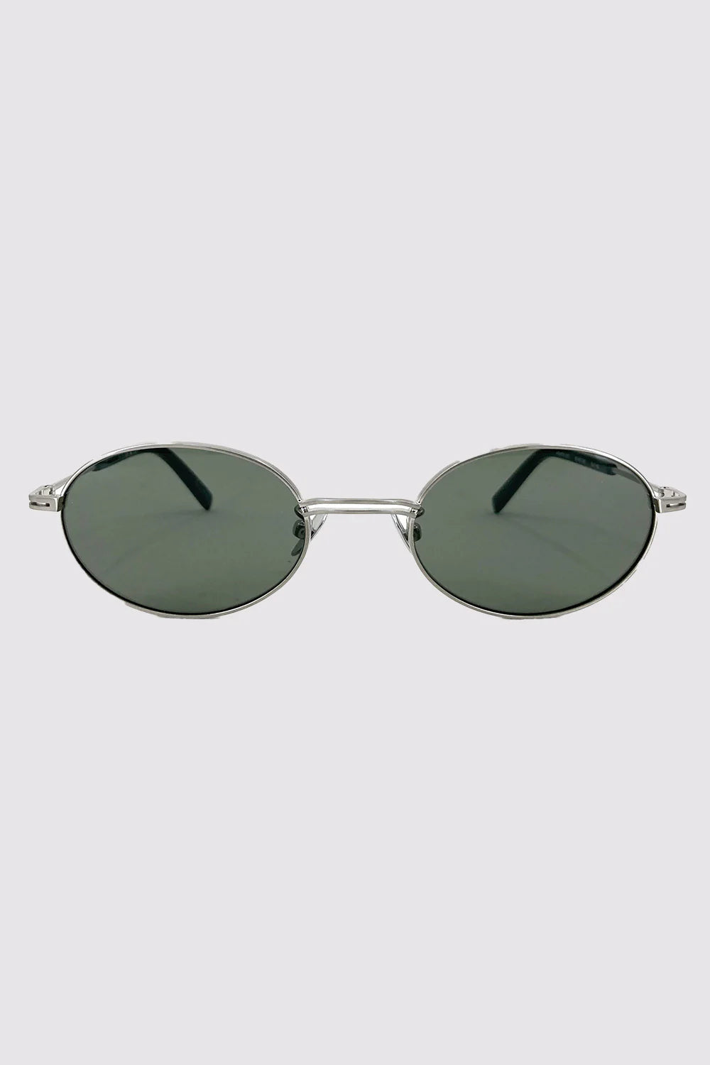 Fine Metal Oval Sunglasses