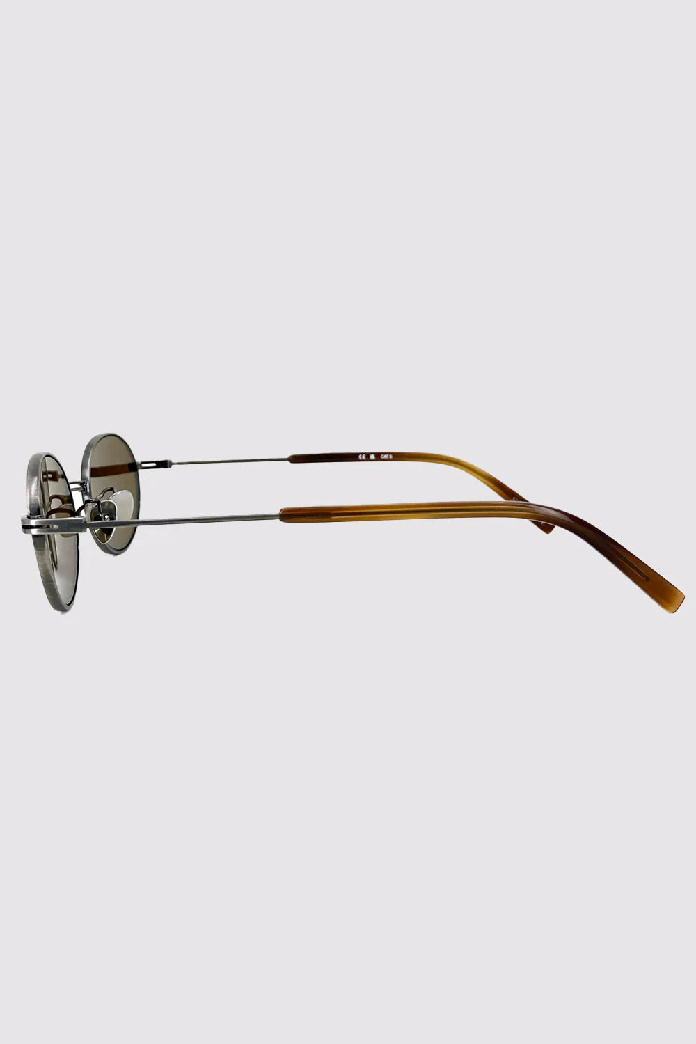 Fine Metal Oval Sunglasses