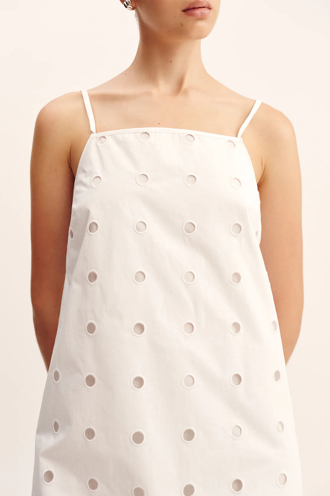Peggy Mini Dress - Vintage White