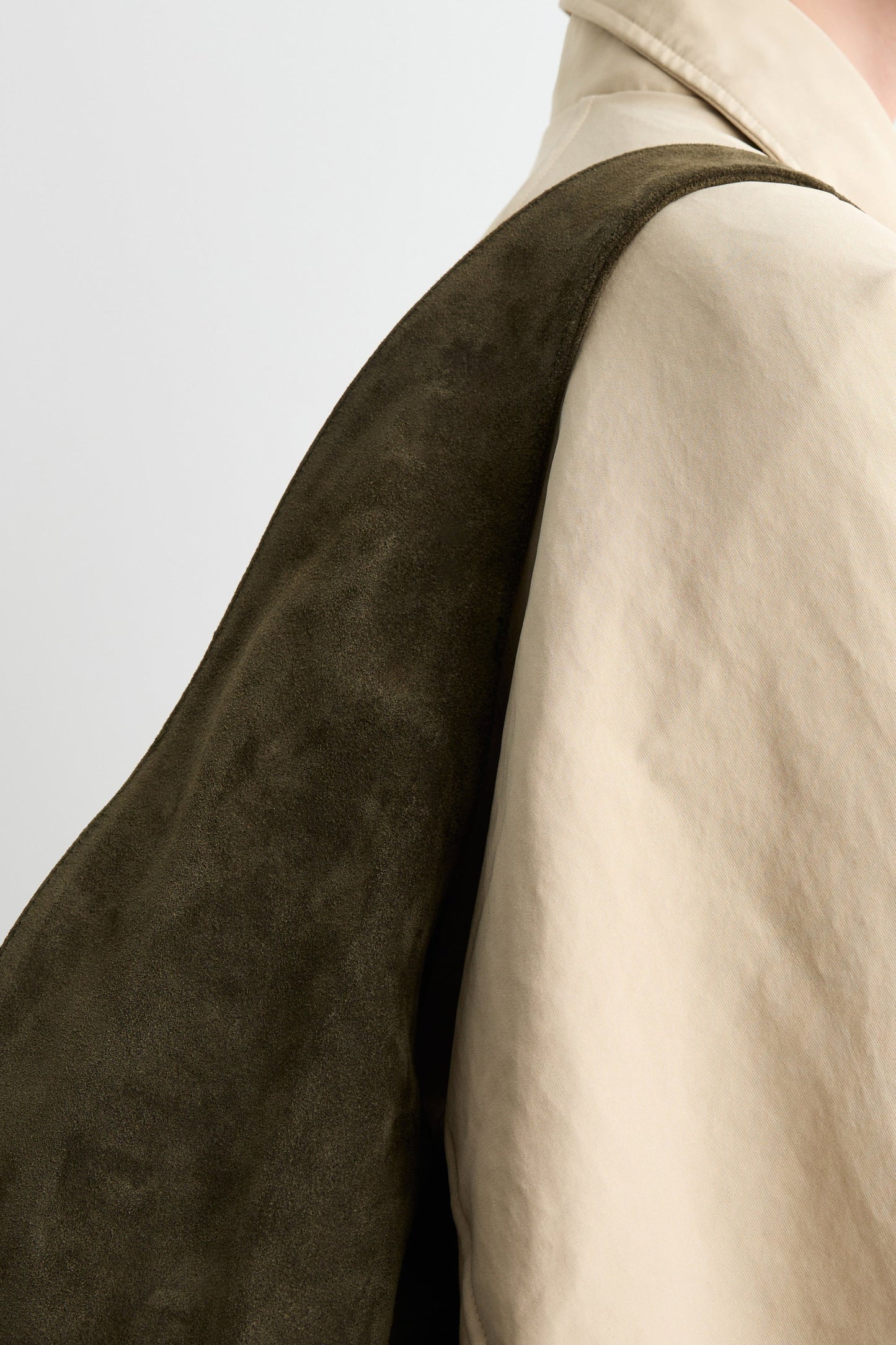 Market Tote Suede Kelp