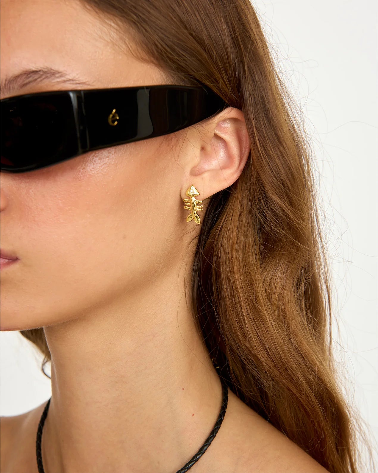Sardine and Fishbone Earrings