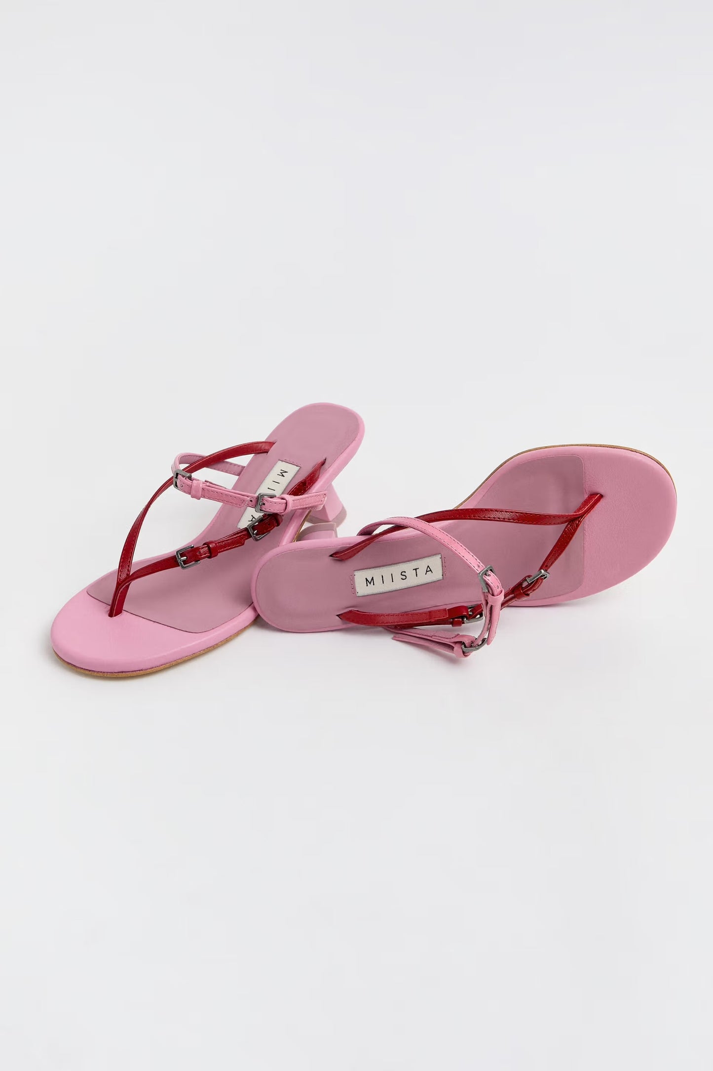 Abisai Sandals Pink Red