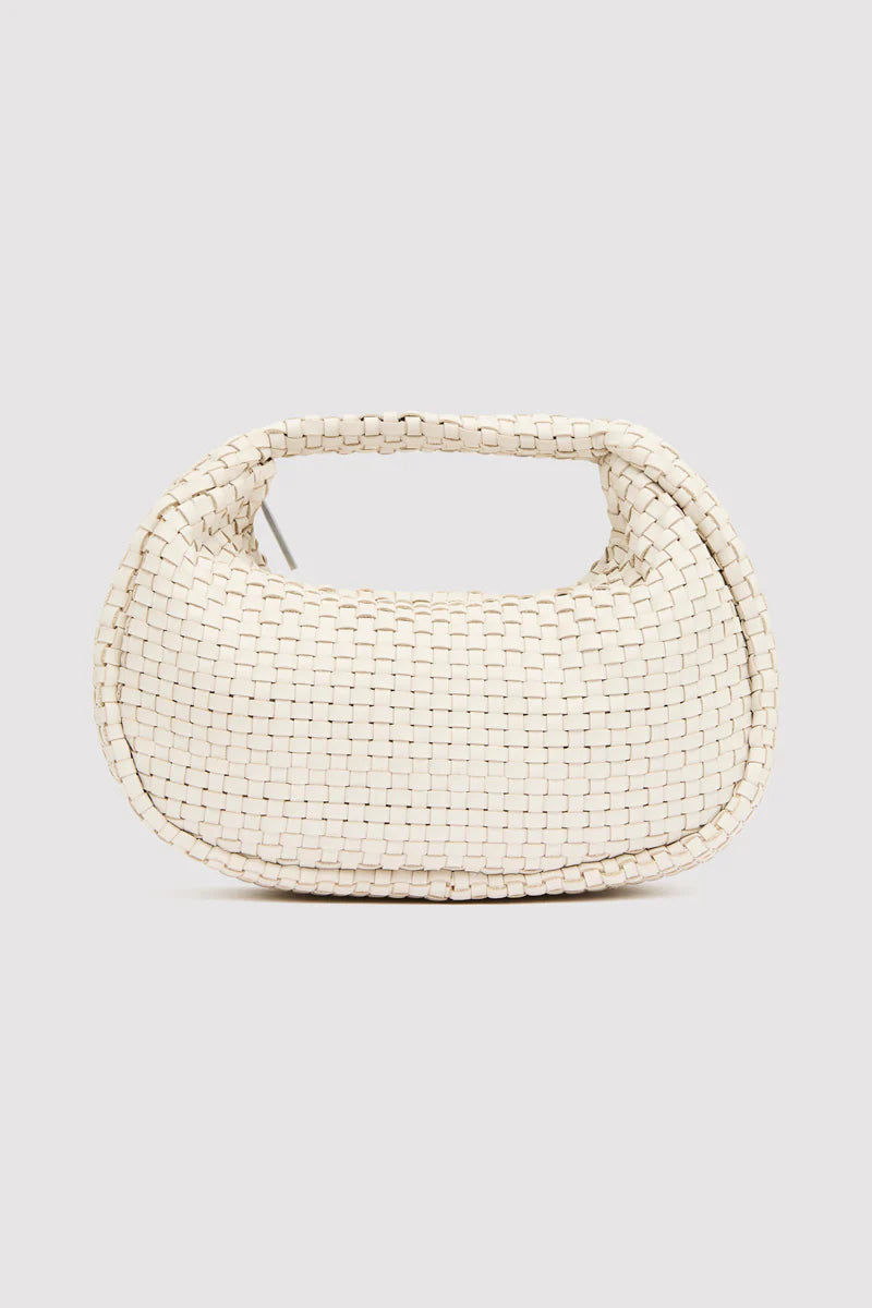 Lattice Woven Mini Bon Bon Bag