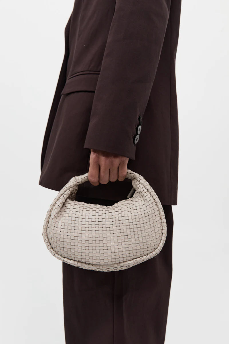 Lattice Woven Mini Bon Bon Bag