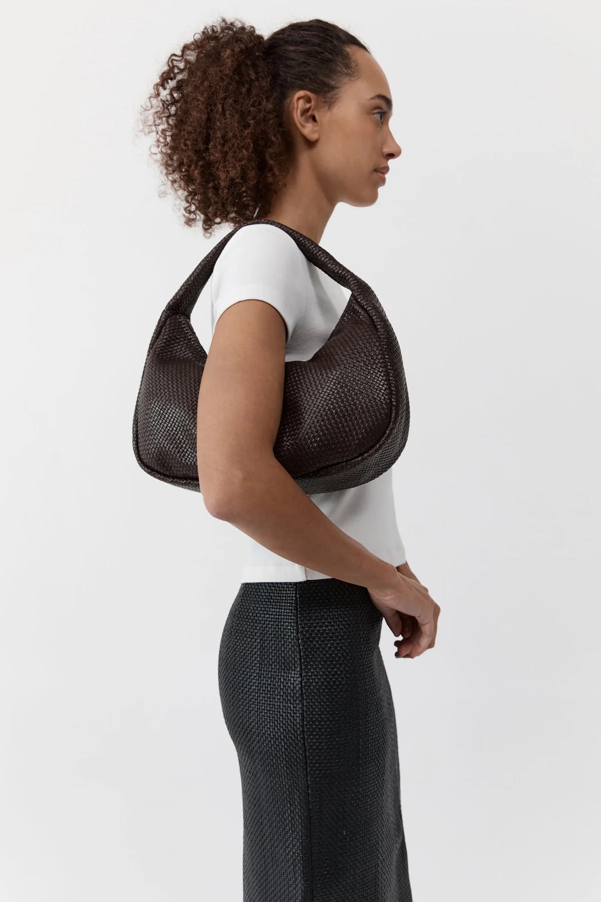 Woven Large Bon Bon - Chocolate