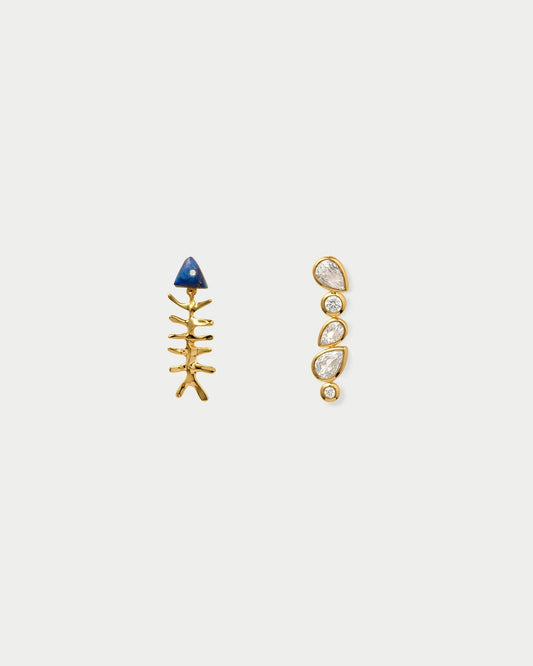 Pescado Earrings - Gold Plated