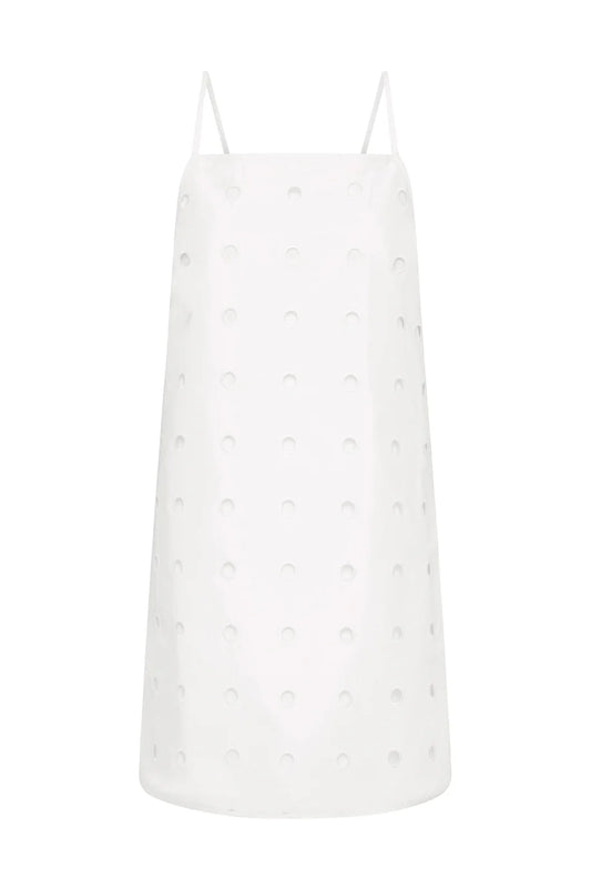 Peggy Mini Dress - Vintage White