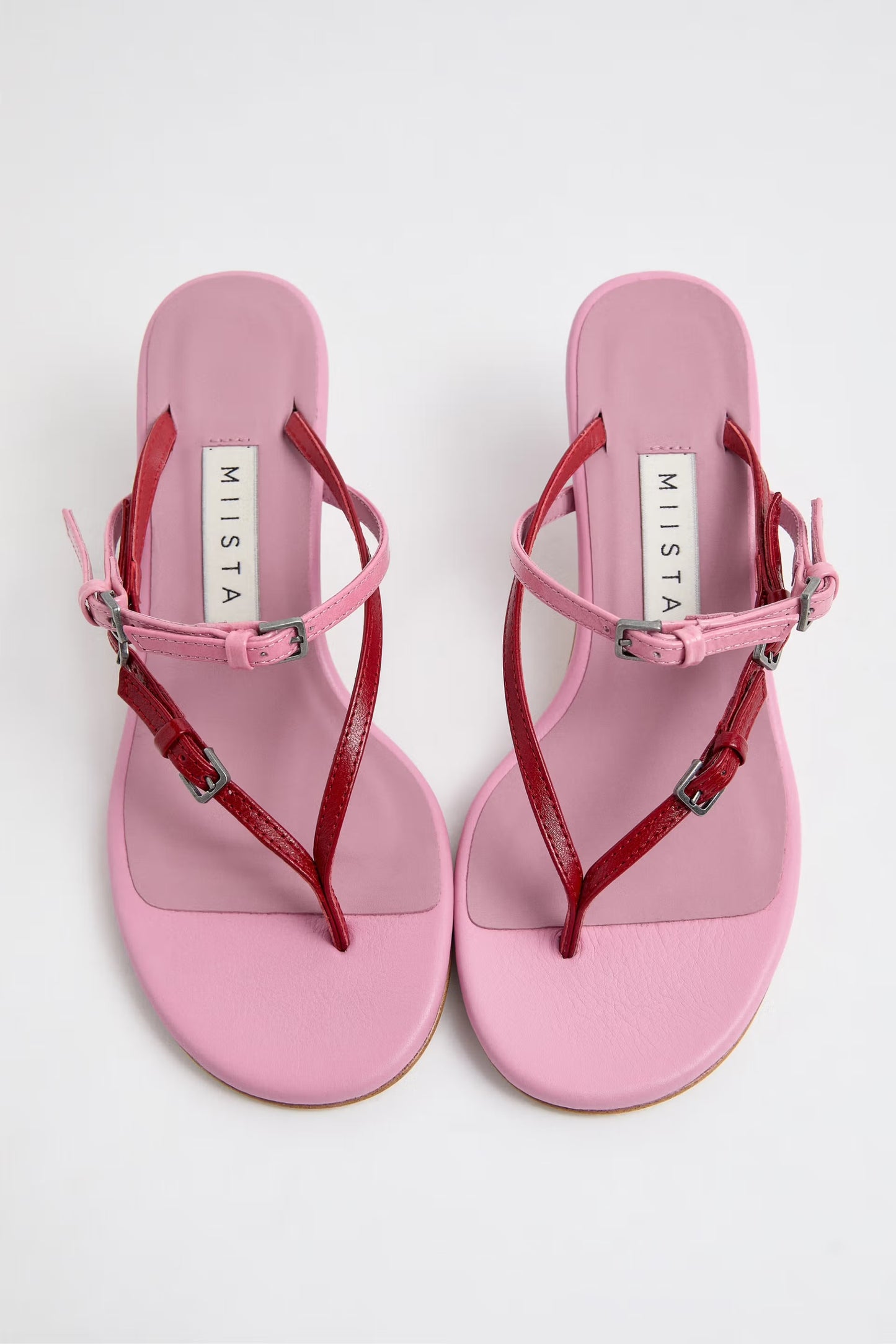 Abisai Sandals Pink Red
