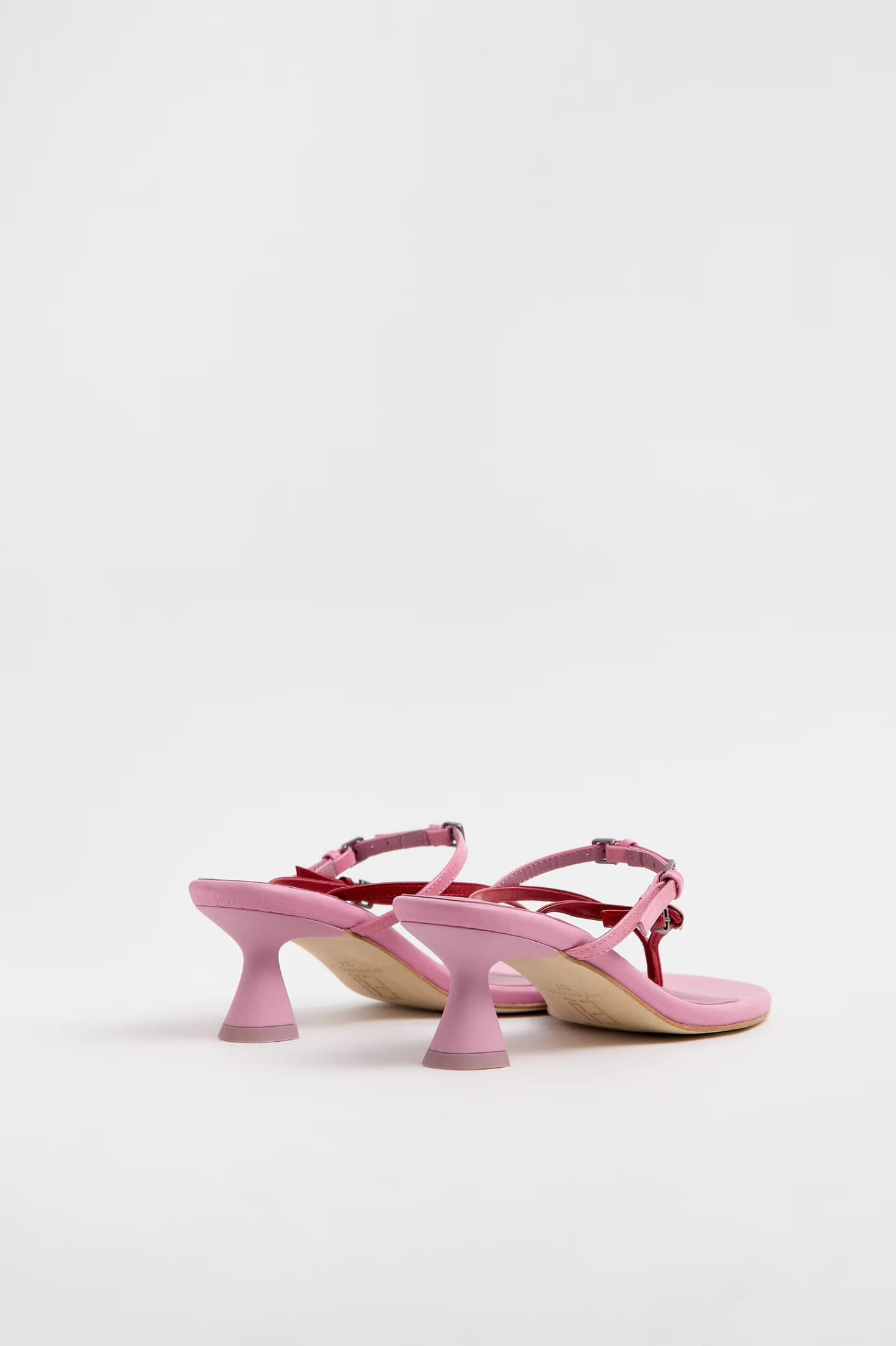 Abisai Sandals Pink Red